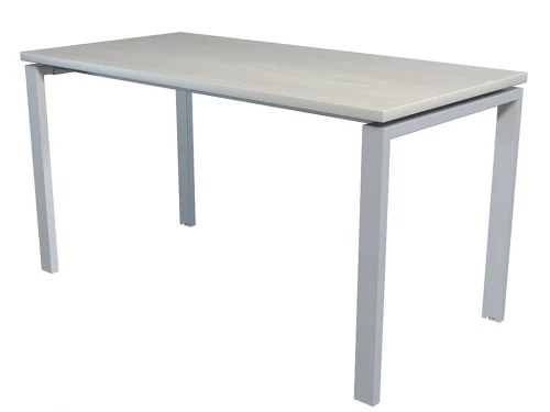 Стол офисный NT 140x70 белое дерево/серый